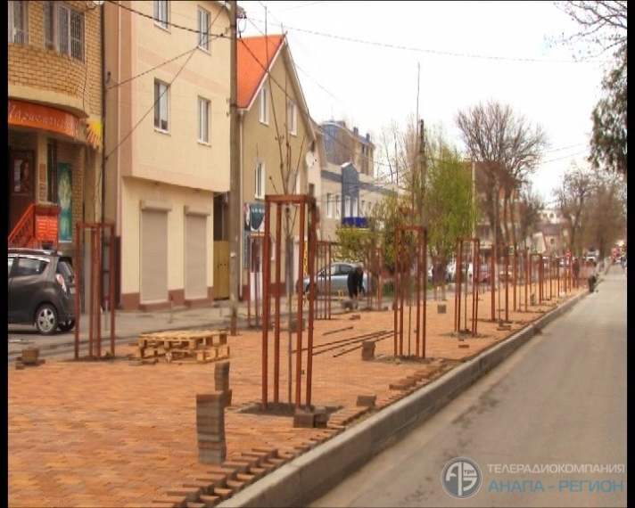 Работы по реконструкции сквера на улице Терской закончатся к 9 мая